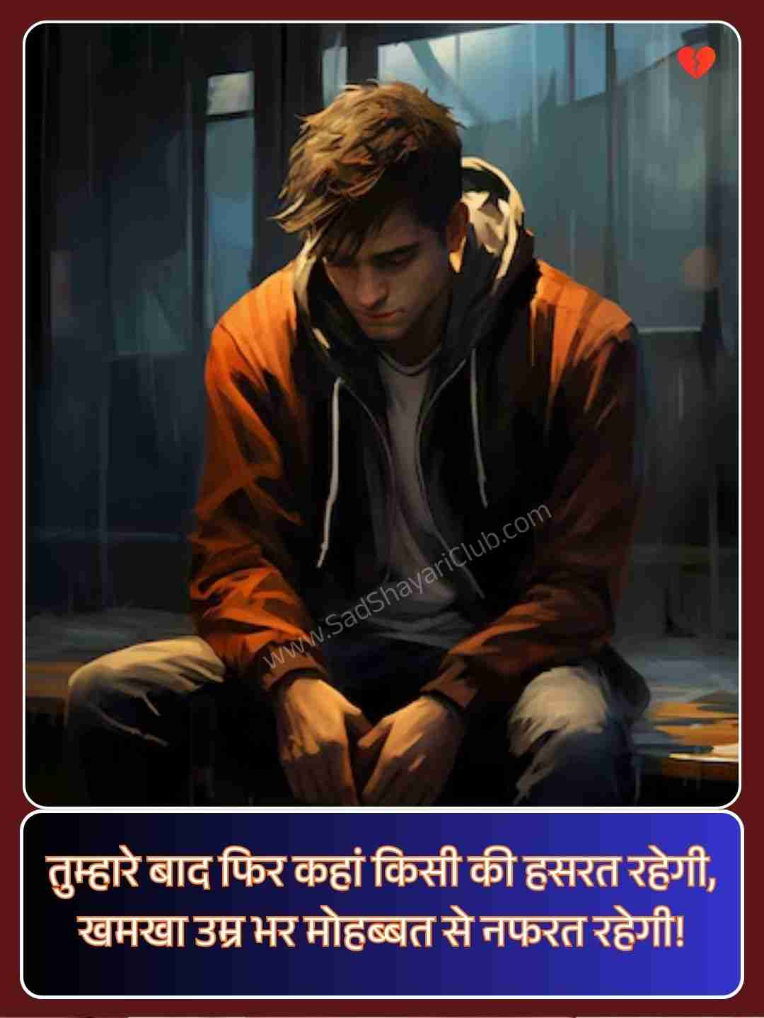 Broken Heart Shayari In Hindi 2 Line​_1