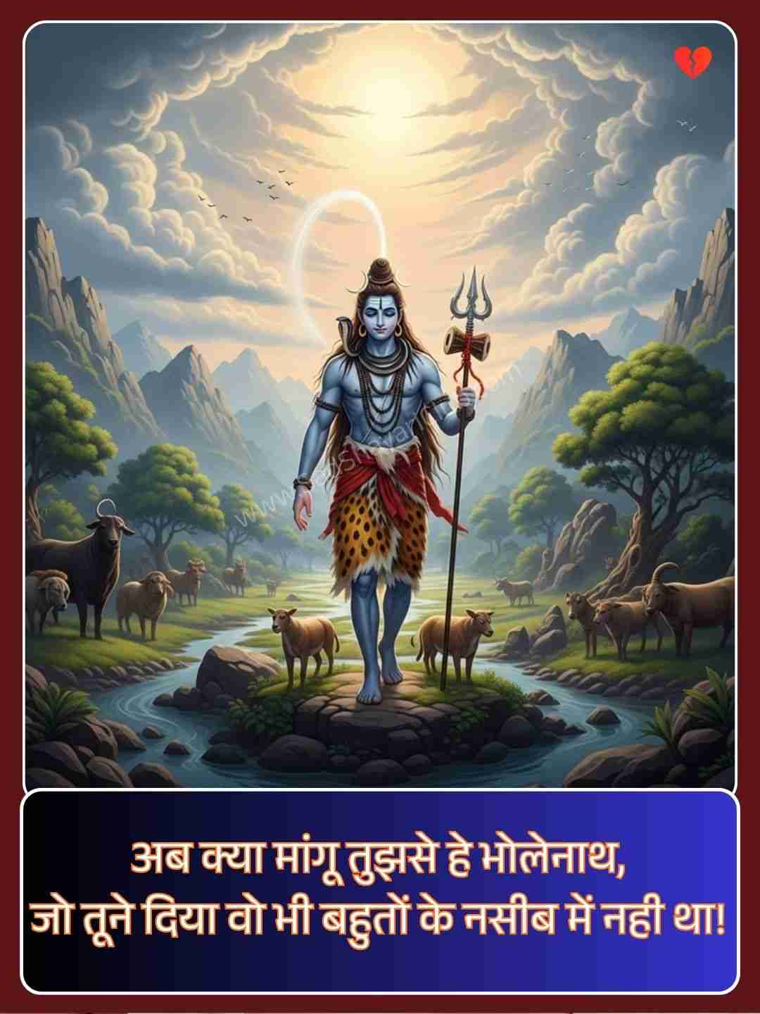 Mahadev Attitude Shayari​_1